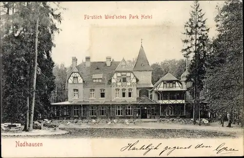 Ak Nodhausen Neuwied am Rhein, Fürstlich Wied'sches Park Hotel