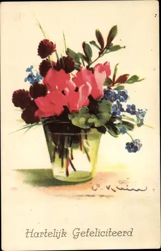 Künstler Litho Klein, Catharina, Blütenzweige in der Blumenvase