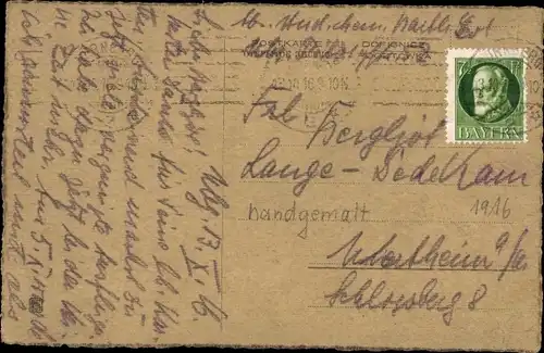 Handgemalt Ak Blühende Rosen