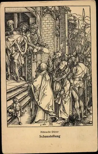 Künstler Ak Dürer, Albrecht, Schaustellung, Jesus, Römer