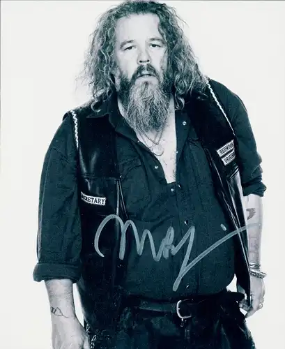 Ak Schauspieler Mark Boone Junior als Bobby Munson, Portrait, Autogramm