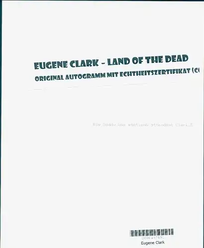 Ak Schauspieler Eugene Clark, Autogramm, Filmszene, Land of the Dead, Big Daddy