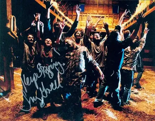 Ak Schauspieler Tony Gowell, The Walking Dead, Filmszene, Autogramm