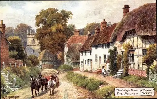 Künstler Ak Quinton, East Hendred Oxfordshire England, The Cottage Homes of England