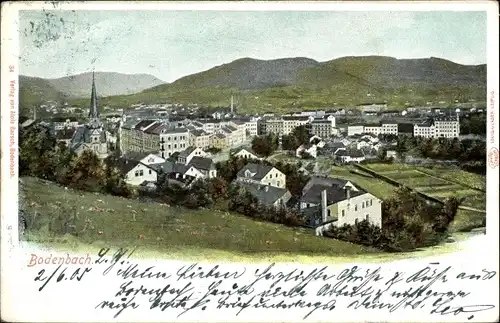 Ak Podmokly Bodenbach Děčín Tetschen an der Elbe Region Aussig, Panorama