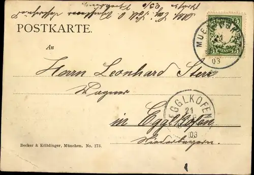 Ak München, Neuhauserstraße mit Karlstor