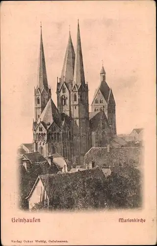 Ak Gelnhausen in Hessen, Marienkirche