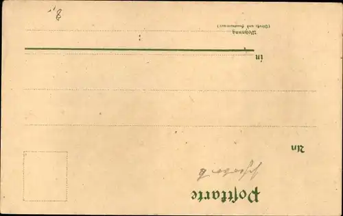 Litho Brotterode in Thüringen, Inselsberg, Thorstein, Gothaisches Hotel, Zwerg