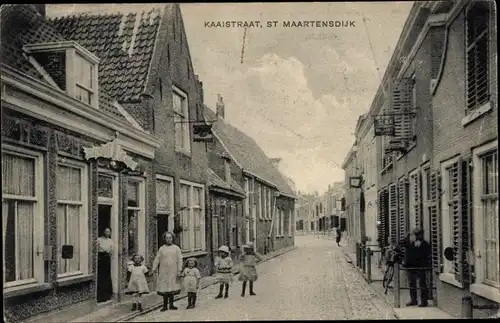 Ak Maartensdijk Utrecht Niederlande, Kaaistraat