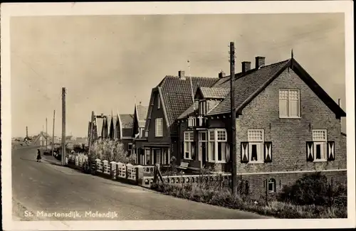 Ak Sint Maartensdijk Zeeland Niederlande, Molendijk