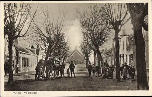 Ak Kats Noord Beveland Zeeland Niederlande, Voorstraat