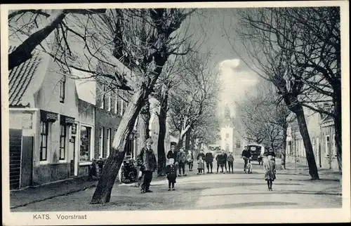 Ak Kats Noord Beveland Zeeland Niederlande, Voorstraat