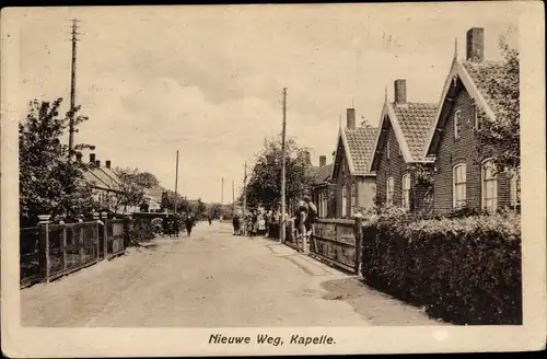 Ak Kapelle Zeeland Niederlande, Nieuwe Weg