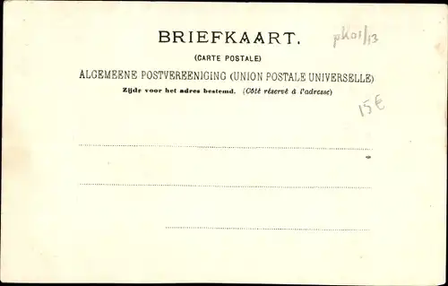 Ak Meliskerke Zeeland Niederlande, Straßenpartie, Tracht