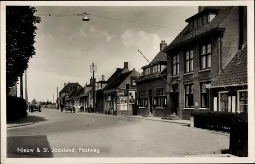 Ak Nieuw en Sint Joosland Walcheren Zeeland Niederlande, Postweg