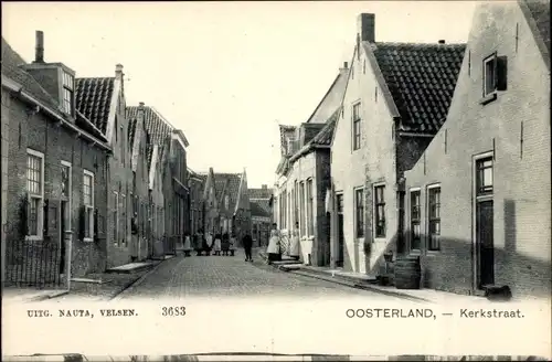 Ak Oosterland Zeeland, Kerkstraat