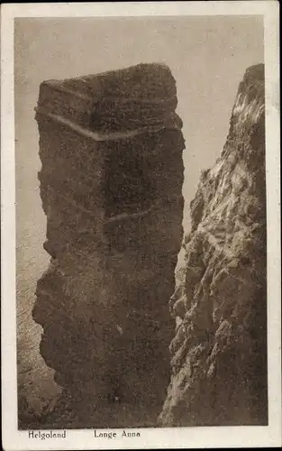 Ak Nordseeinsel Helgoland, Lange Anna