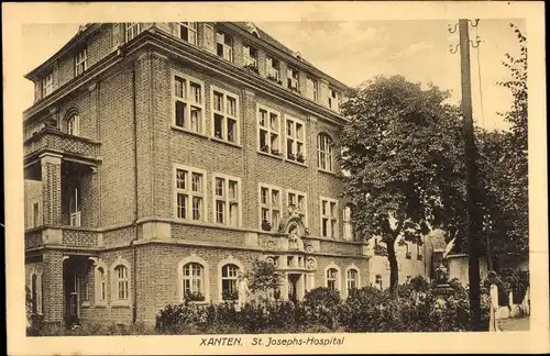 Ak Xanten am Niederrhein, St. Josephs-Hospital
