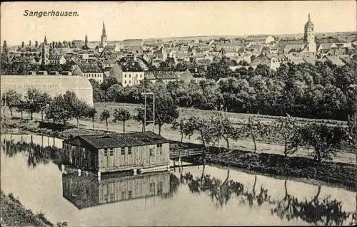 Ak Sangerhausen in Sachsen Anhalt, Gesamtansicht
