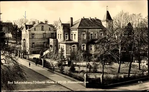 Ak Bad Schmiedeberg in der Dübener Heide, FDGB-Moorsanatorium