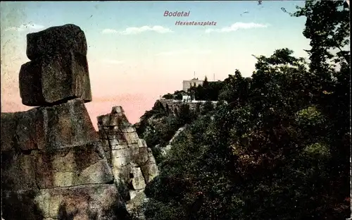 Ak Thale im Harz, Hexentanzplatz