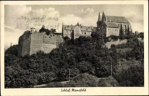 Ak Mansfeld im Harzvorland, Schloss