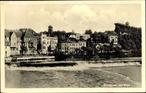 Ak Bad Kösen Naumburg an der Saale, Am Wehr, Gradierwerk, Haus Anna