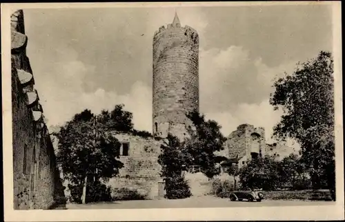Ak Schönburg an der Saale Burgenlandkreis, Burgruine Schönburg