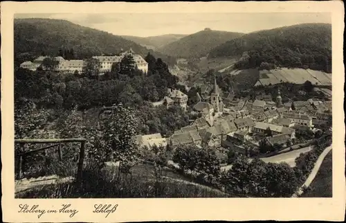 Ak Stolberg im Harz, Schloss