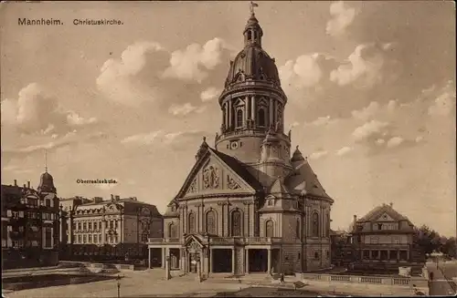 Ak Mannheim in Baden, Christuskirche