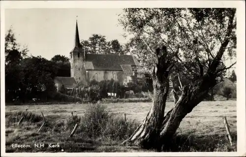 Ak Ellecom Ellekom Gelderland, Ned. Herv. Kerk