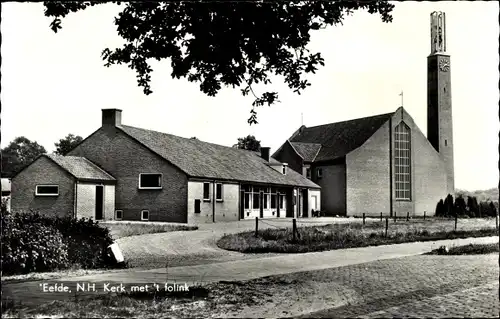 Ak Eefde Zutphen Lochem Gelderland, Kerk met 't folink