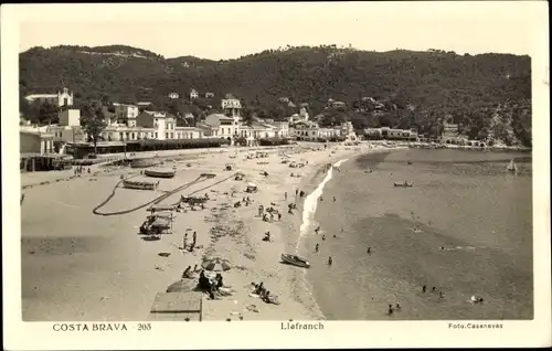 Ak Llafranch Llafranc Costa Brava Katalonien, Playa