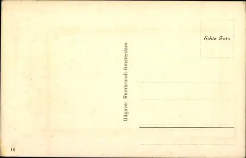 Ak Amsterdam Nordholland Niederlande, Gezicht o. d. Montelbaanstoren