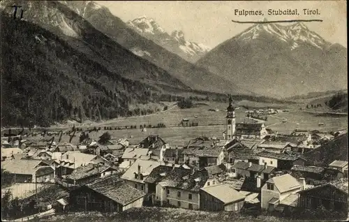 Ak Fulpmes in Tirol, Ort im Stubaital