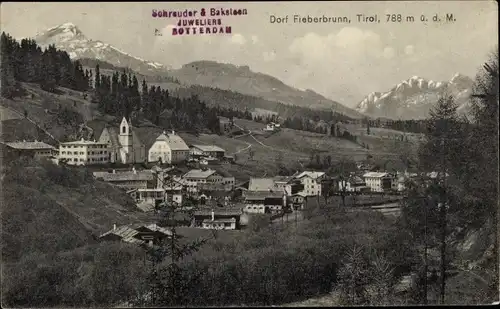 Ak Fieberbrunn in Tirol, Totale