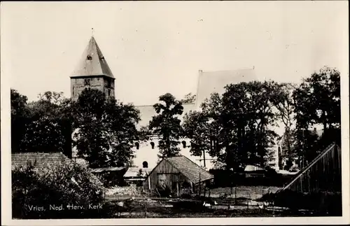 Ak Vries Tynaarlo Drenthe, Ned. Herv. Kerk