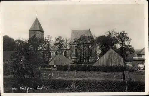 Ak Vries Tynaarlo Drenthe, Ned. Herv. Kerk