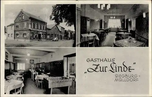 Ak Siegburg Mülldorf Sankt Augustin Nordrhein Westfalen, Gasthaus Zur Linde