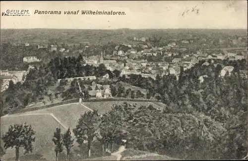 Ak Geulem Houthem Limburg Niederlande, Panorama vanaf Wilhelminatoren