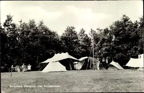 Ak Zorgvlied Nordbrabant Niederlande, Camping Het Zonnekamp