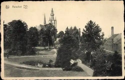 Ak Aerschot Aarschot Flandern Flämisch Brabant, Park