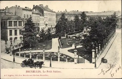 Ak Bruxelles Brüssel, Le Petit Sablon