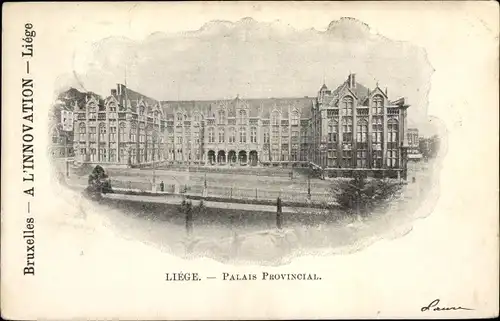 Ak Liège Lüttich Wallonien, Palais Provincial