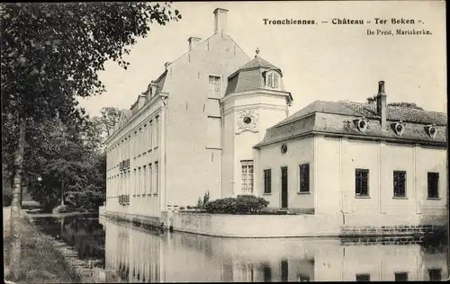 Ak Drongen Gand Gent Ostflandern, Tronchiennes, Chateau Ter Beken