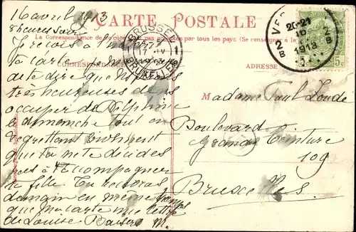 Ak Verviers Wallonien Lüttich, la Vesdre