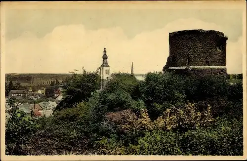 Ak Aerschot Aarschot Flandern Flämisch Brabant, Panorama, Orleanstoren