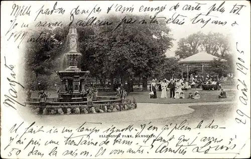 Ak Ramsgate Kent England, Ellington Park