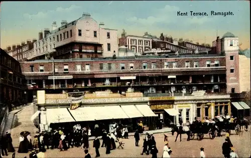 Ak Ramsgate Kent England, Kent Terrace