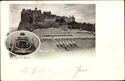 Ak Edinburgh Schottland, Edinburgh Castle